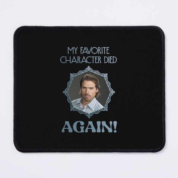 Item preview, My Favorite Character Died Again! NICK (on Black) designed and sold by PawsitiveMum3.