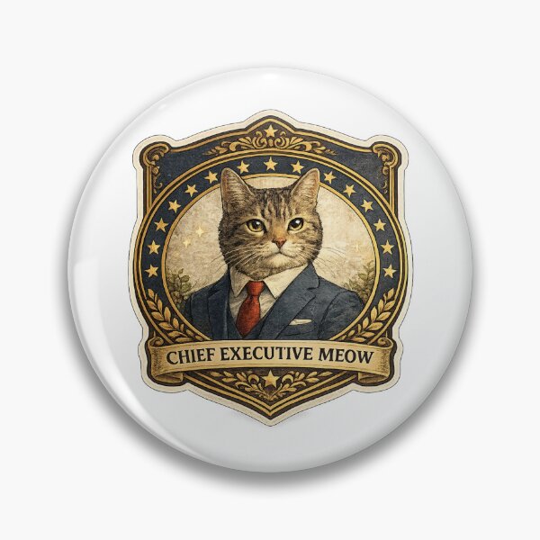 Item preview, Chief Executive Meow | Funny Corporate Cat Boss | Executive Cat Office Humor Design designed and sold by MrDev.
