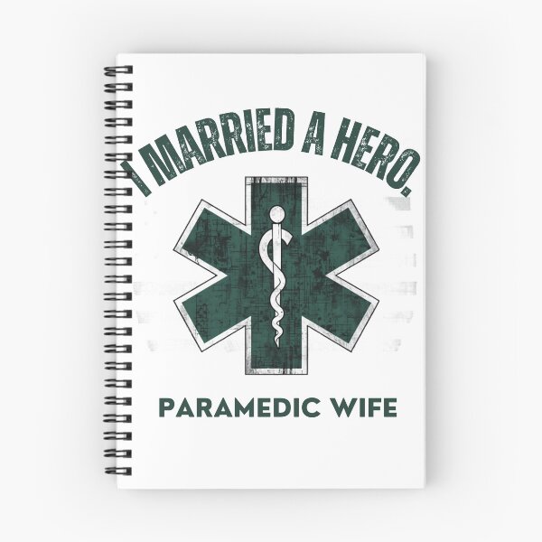 Item preview, I Married a Hero — Paramedic Wife EMS Family Shirt designed and sold by Standard Issue.