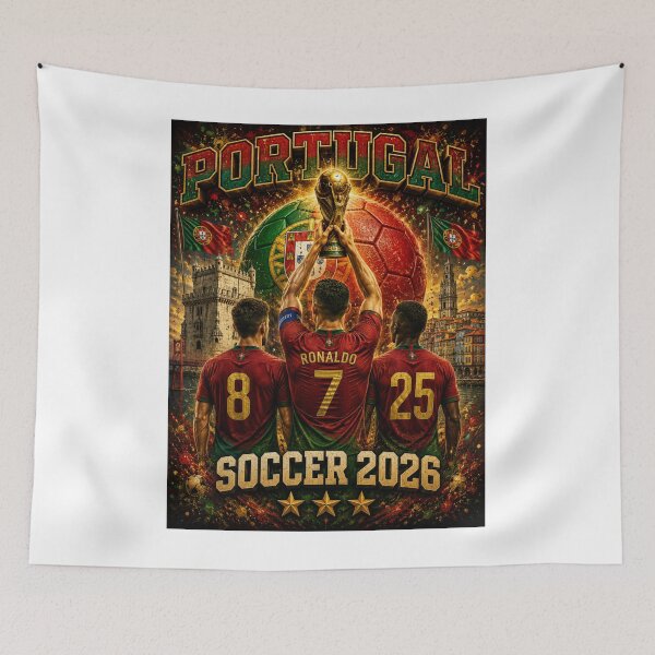 Item preview, Portugal Soccer 2026 Shirt – Portuguese Football Fan Gift designed and sold by UrbanPrintVibes.