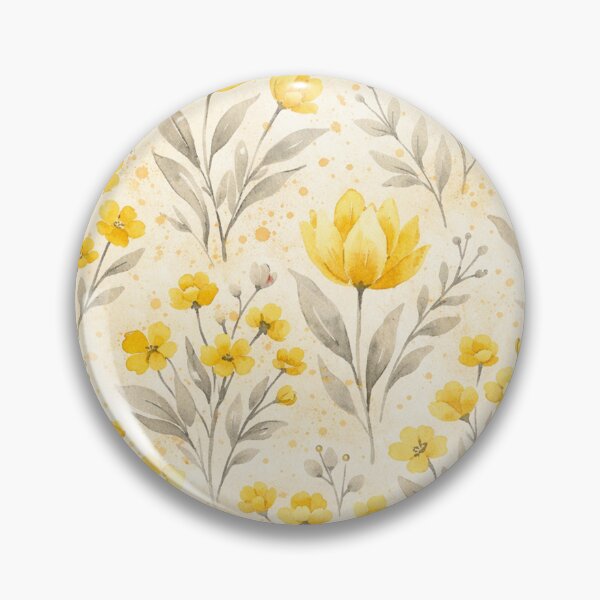 Item preview, Watercolor Yellow Tulips and Buttercups Floral Seamless Pattern designed and sold by Owcomm.