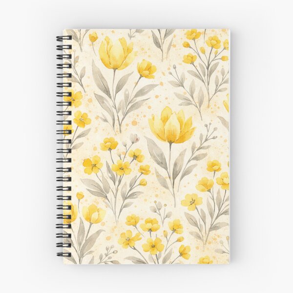 Item preview, Watercolor Yellow Tulips and Buttercups Floral Seamless Pattern designed and sold by Owcomm.