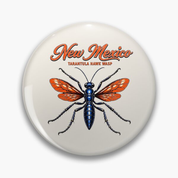 Item preview, New Mexico Tarantula Hawk Wasp Retro Poster designed and sold by The-Drip-Studio.
