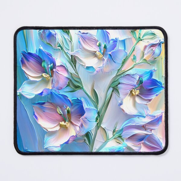 Item preview, Dreamy Blue And Pastel Pink Floral Digital Painting designed and sold by DEC02.