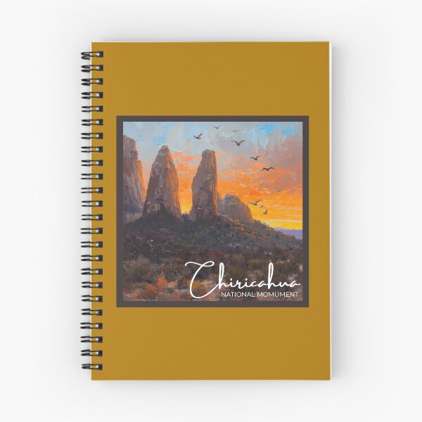 Item preview, Chiricahua National Monument Sunset Travel Poster | Arizona Desert Landscape Art designed and sold by SimplyJasper.