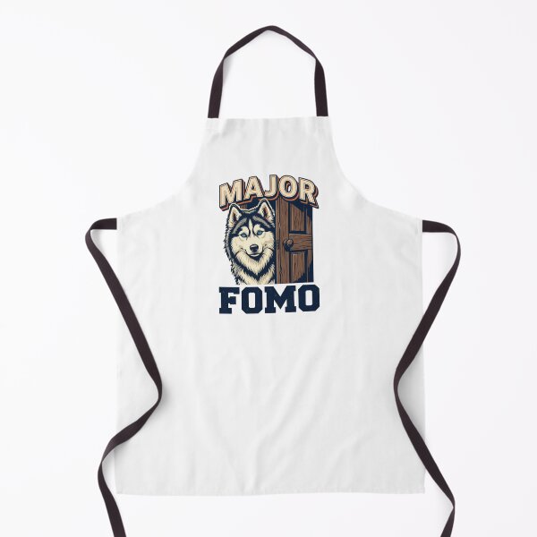 Item preview, Gran miedo a perderse algo (FOMO) Husky designed and sold by Wild Creative Art.