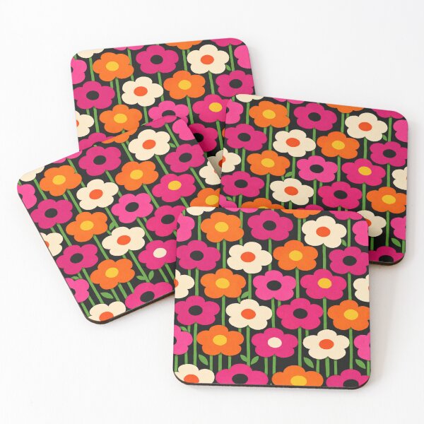 Item preview, Retro 70s Floral Power Pattern designed and sold by Owcomm.