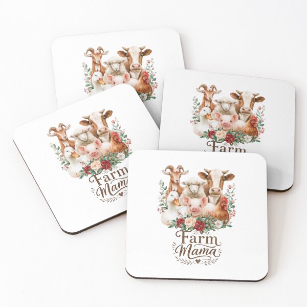 Item preview, Farm Mama Cute Farm Animals Country Mom Homestead Design designed and sold by VikArt7.
