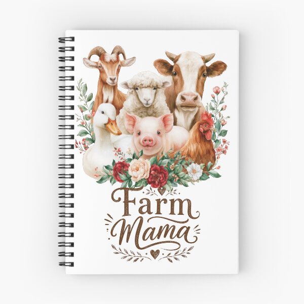 Item preview, Farm Mama Cute Farm Animals Country Mom Homestead Design designed and sold by VikArt7.