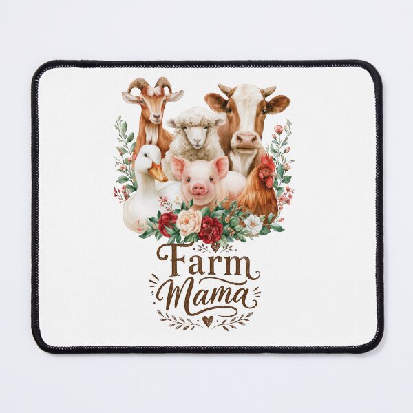 Item preview, Farm Mama Cute Farm Animals Country Mom Homestead Design designed and sold by VikArt7.