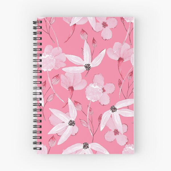 Item preview, Elegant Pink And White "Storybook" Floral Pattern designed and sold by DEC02.