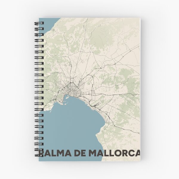 Item preview, Palma de Mallorca Map designed and sold by MapsNerd.