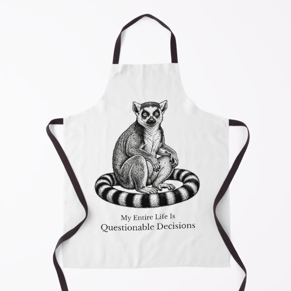 Item preview, Lemur – My Entire Life Is Questionable Decisions designed and sold by lazydogonline.