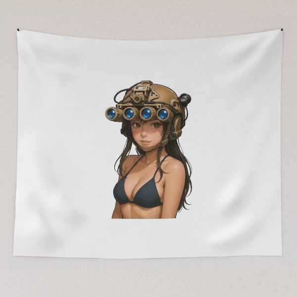 Item preview, Tactical NVG Girl - Night Operations Aesthetic designed and sold by RAWLIFEGRAPHIC.