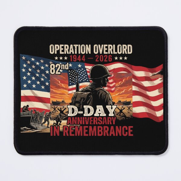 Item preview, Day 82nd Anniversary Operation Overlord Normandy 1944 Historical Tribute designed and sold by BOUCHERIT amine.