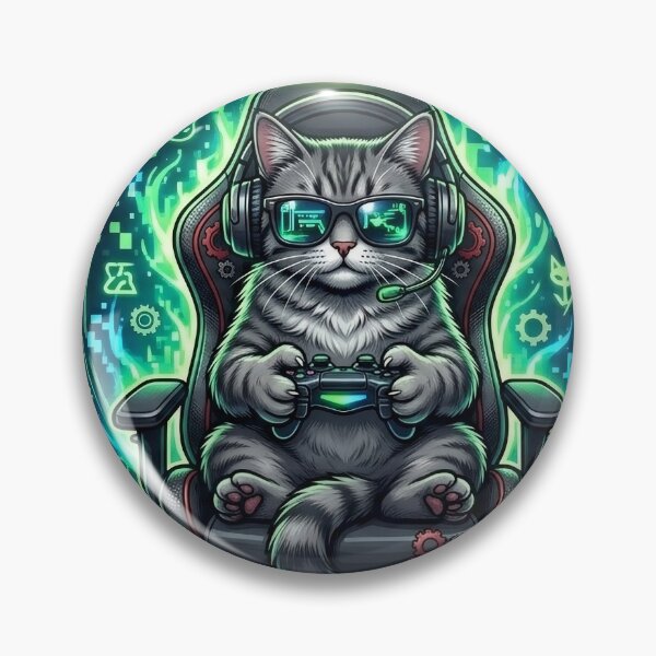 Item preview, Funny Gamer Cat Just One More Game Dont Disturb I Am Gaming designed and sold by OnikaD art.