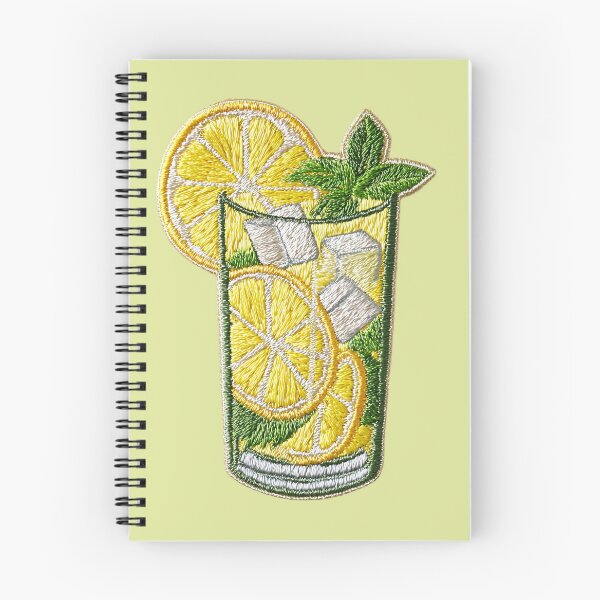 Item preview, Iced Lemonade Embroidery Patch with Lemon Slices designed and sold by MegaNovaArt.