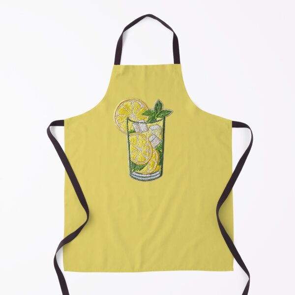 Item preview, Iced Lemonade Embroidery Patch with Lemon Slices designed and sold by MegaNovaArt.
