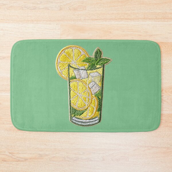 Item preview, Iced Lemonade Embroidery Patch with Lemon Slices designed and sold by MegaNovaArt.