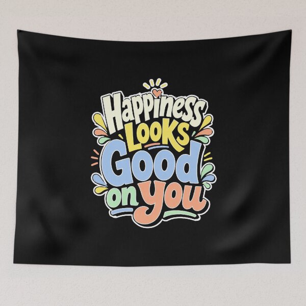 Item preview, Happiness Looks Good On You Shirt designed and sold by graphixpolash.