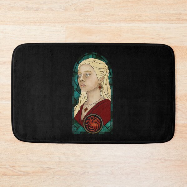 Item preview, Rhaenyra Targaryen Stained Glass Portrait designed and sold by ellealsopaints.