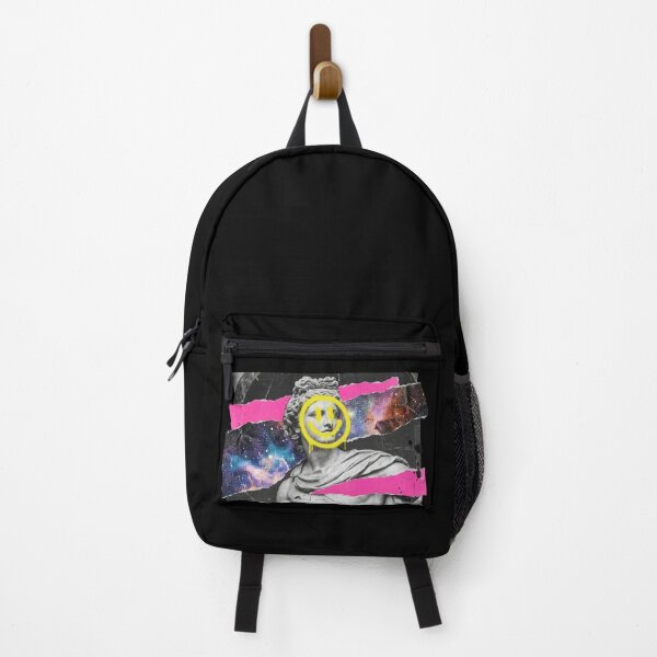 Item preview, Surrealist Greek Statue Collage Melting Spray Paint Smiley Face designed and sold by Sunday Social Club.