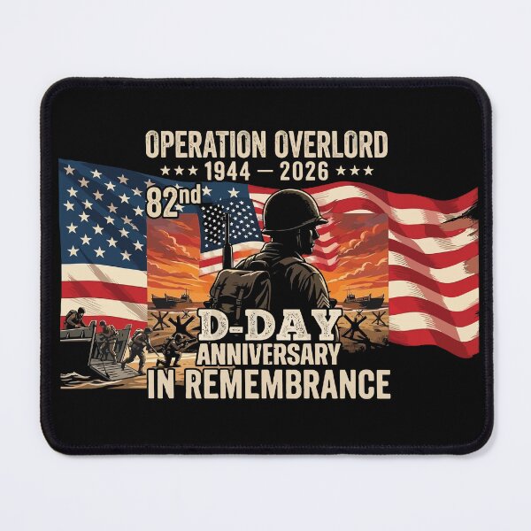 Item preview, Day 82nd Anniversary Operation Overlord Normandy 1944 Historical Tribute designed and sold by BOUCHERIT amine.