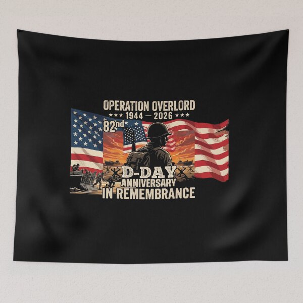Item preview, Day 82nd Anniversary Operation Overlord Normandy 1944 Historical Tribute designed and sold by BOUCHERIT amine.