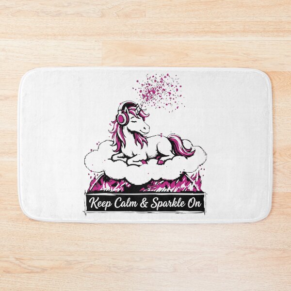 Item preview, Keep Calm and Sparkle On Chill Unicorn designed and sold by XYZ LAB by Jesuperman.