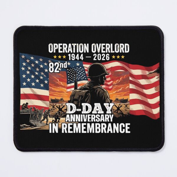 Item preview, Day 82nd Anniversary Operation Overlord Normandy 1944 Historical Tribute designed and sold by BOUCHERIT amine.