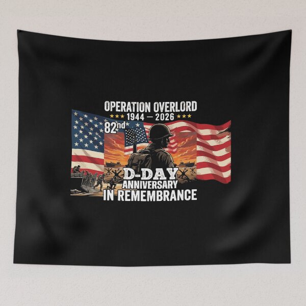 Item preview, Day 82nd Anniversary Operation Overlord Normandy 1944 Historical Tribute designed and sold by BOUCHERIT amine.