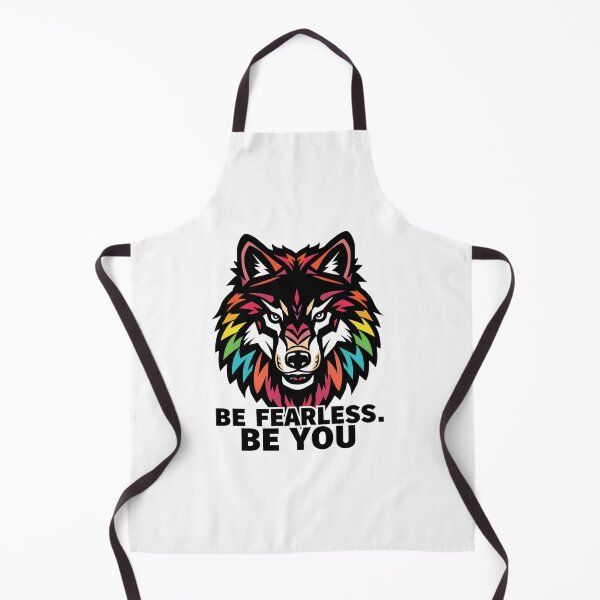 Item preview, Fearless Rainbow Wolf LGBTQ Pride Geometric T-Shirt designed and sold by Vvmd.