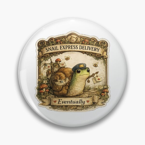 Item preview, Snail Express Delivery | Eventually | Funny Slow & Steady Cottagecore Snail Design designed and sold by MrDev.