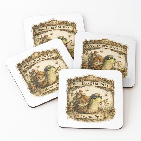 Item preview, Snail Express Delivery | Eventually | Funny Slow & Steady Cottagecore Snail Design designed and sold by MrDev.