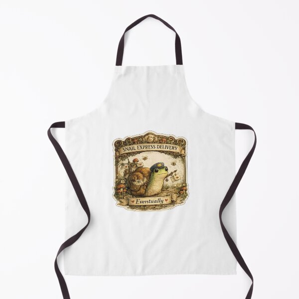Item preview, Snail Express Delivery | Eventually | Funny Slow & Steady Cottagecore Snail Design designed and sold by MrDev.