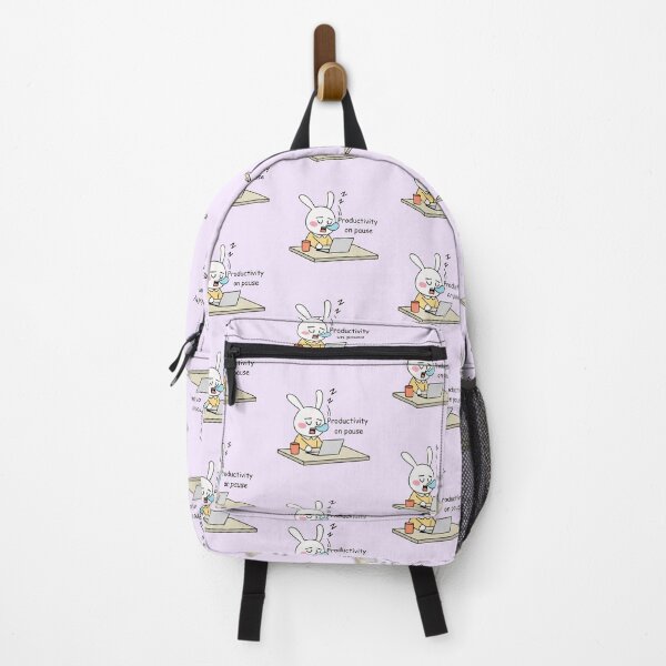 Item preview, Productivity on Pause Sleeping Kawaii Rabbit designed and sold by Akira Design Store.