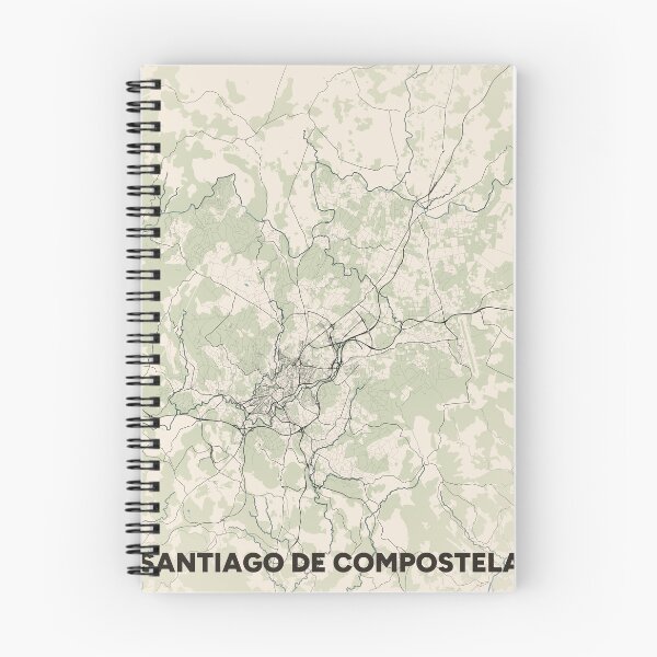 Item preview, Santiago de Compostela Map designed and sold by MapsNerd.