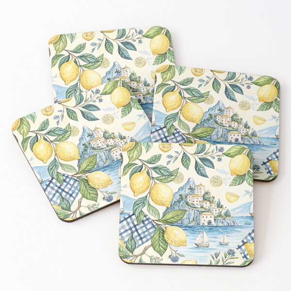 Item preview, Amalfi Coast Lemon Mediterranean designed and sold by Storybook Botanica.