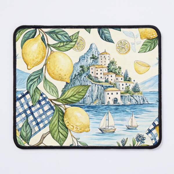 Item preview, Amalfi Coast Lemon Mediterranean designed and sold by Petal & Pattern Co.