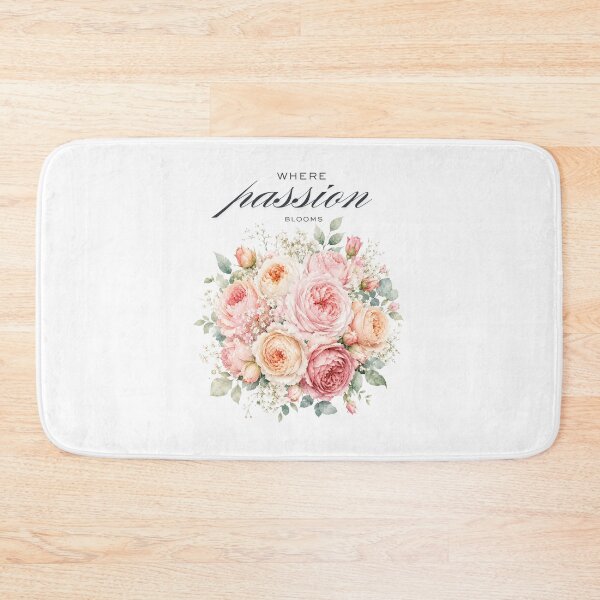 Item preview, Where Passion Blooms Rose Bouquet Art Print | Romantic Watercolor Floral Pink Roses | Valentine Love Gift Wall Decor designed and sold by Panom Suavichien.