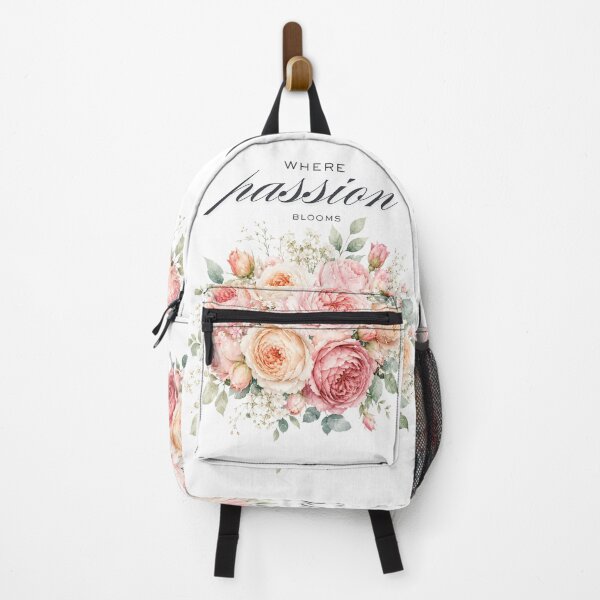Item preview, Where Passion Blooms Rose Bouquet Art Print | Romantic Watercolor Floral Pink Roses | Valentine Love Gift Wall Decor designed and sold by Panom Suavichien.