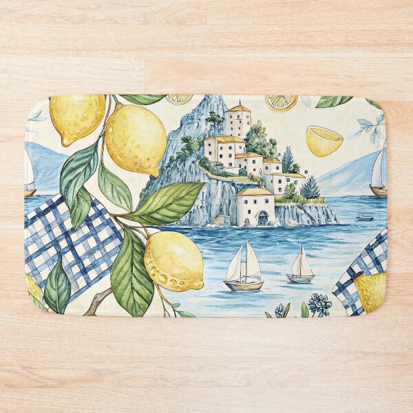 Item preview, Amalfi Coast Lemon Mediterranean designed and sold by Petal & Pattern Co.