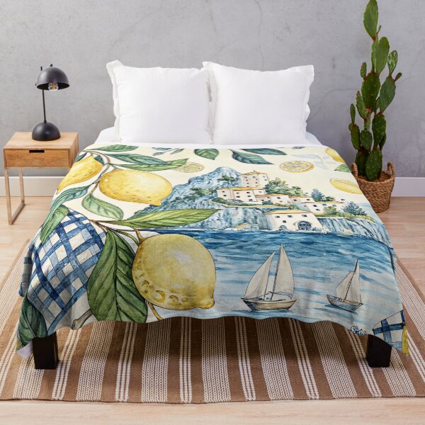 Item preview, Amalfi Coast Lemon Mediterranean designed and sold by Petal & Pattern Co.