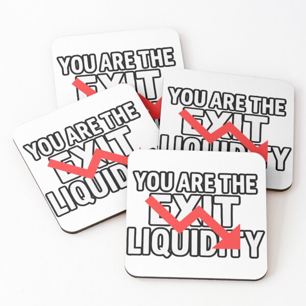 Item preview, You Are The Exit Liquidity Funny Crypto Trader Design designed and sold by MerchlyMike.