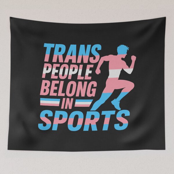 Item preview, Trans People Belong in Sports – Trans Pride Athlete Support Design designed and sold by SweetLilith.