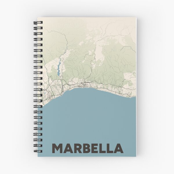 Item preview, Marbella Map designed and sold by MapsNerd.