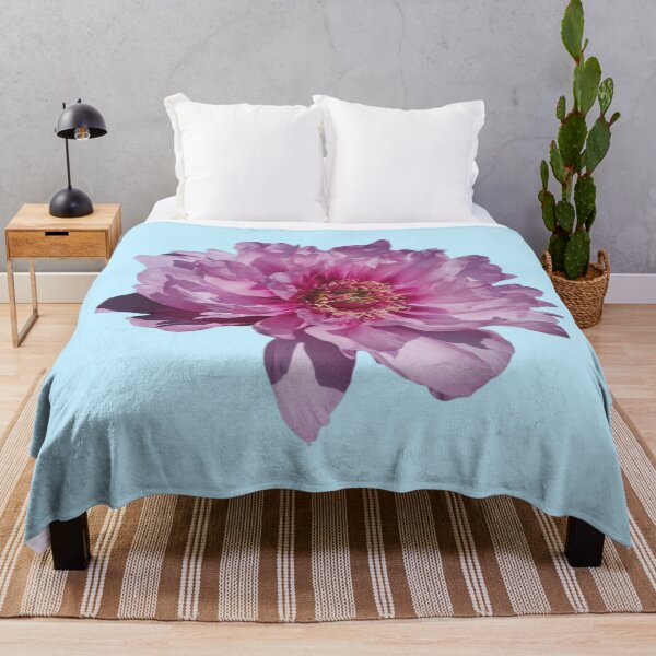 Item preview, Cutout Of 1 Pink Garden Peony With A Bee designed and sold by CDPrintsDesigns.