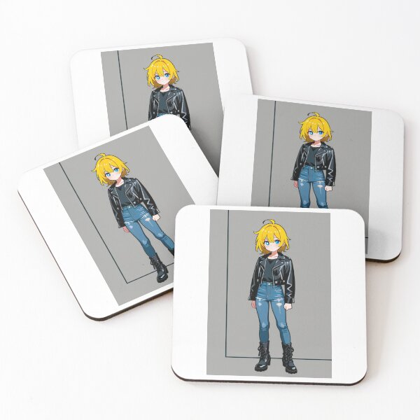 Item preview, Fashion - Man in Black Leather Jacket Slim Jeans Streetwear Anime Variant 8 designed and sold by AnimeShin.