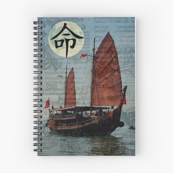 Item preview, Junk Boats - Mixed Media - Volume 05, No. 02, Chinese character - Destiny designed and sold by Legacy Star Designs.