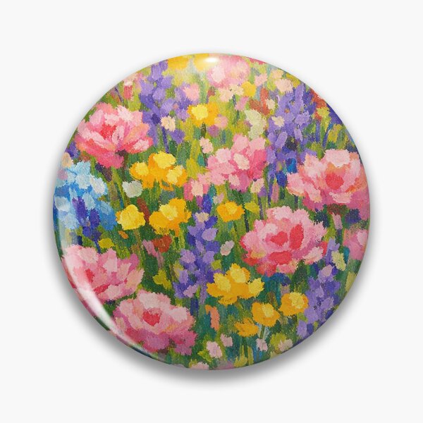 Item preview, Vibrant Wildflower Meadow Oil Painting designed and sold by Owcomm.